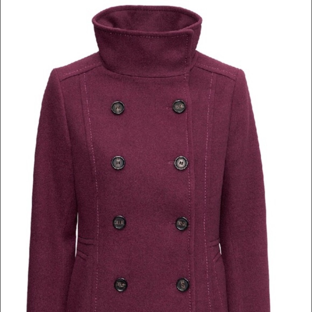 H&M Double Breasted Peacoat